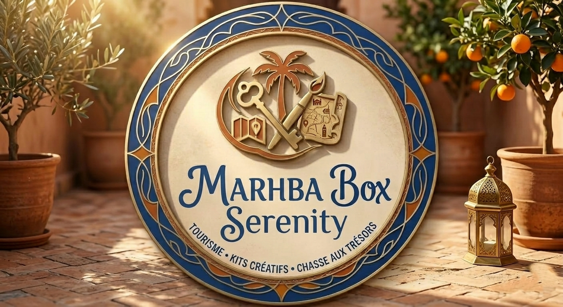 Logo Marhba Box Serenity - kits de voyage Marrakech